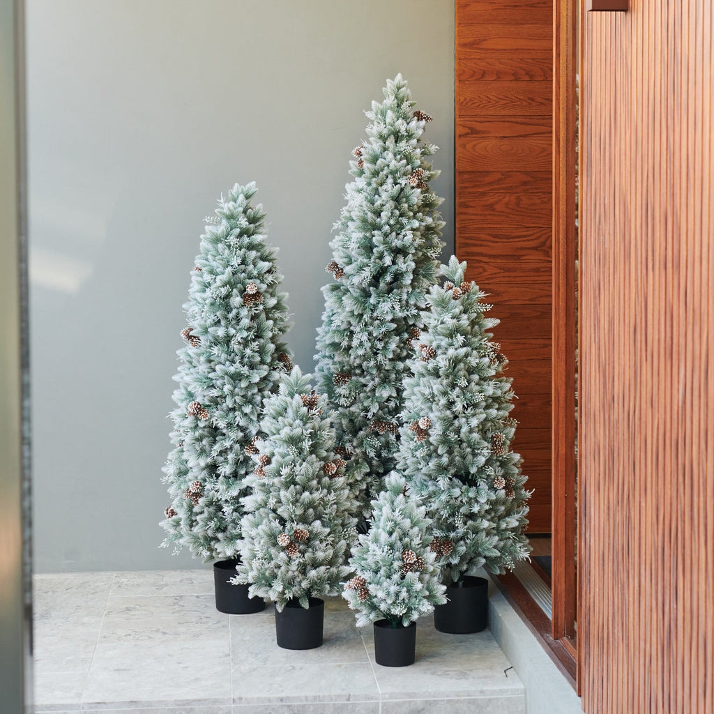 Frosted Pine Tree Outdoor UV Resistant