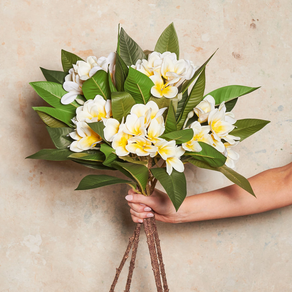 Frangipani Real Touch Flower Stem