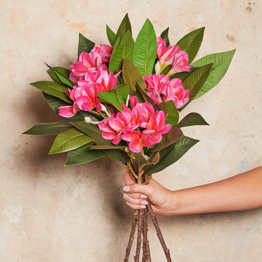 Frangipani Real Touch Flower Stem