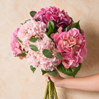 Hydrangea Bouquet Real Touch Flower Stem Premium