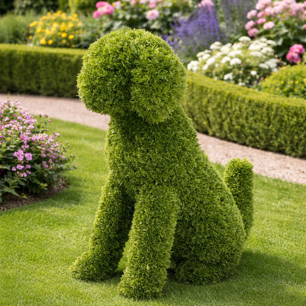 Peanut Outdoor UV Resistant Topiary Dog
